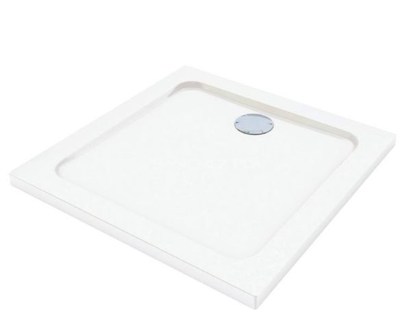 PLATO RESINA MODELO CABEL 90x90 BLANCO